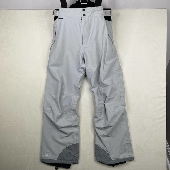 Women's Eider Grey & Black Gortec Snow Bibs, Skiing/Snowboarding-XL - Picture 5 of 14